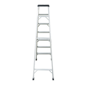 Manufacturer steel 6-step ladder with tool platform engineering ladder size can be customized aluminum work platform