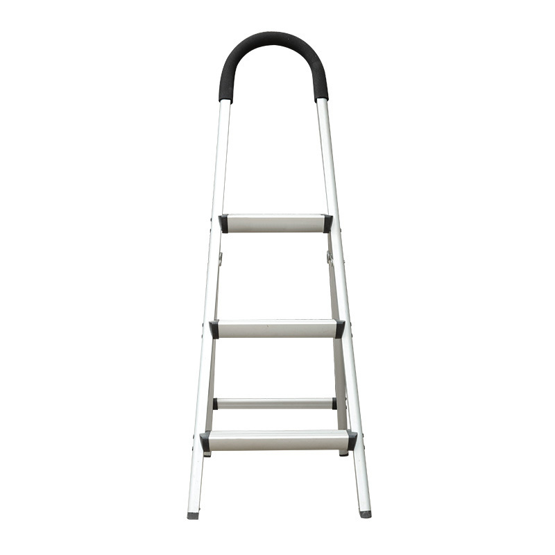 New arrival OEM home use Multipurpose Aluminum Wide Steps Foldable  household folding ladder carbon fiber ladder