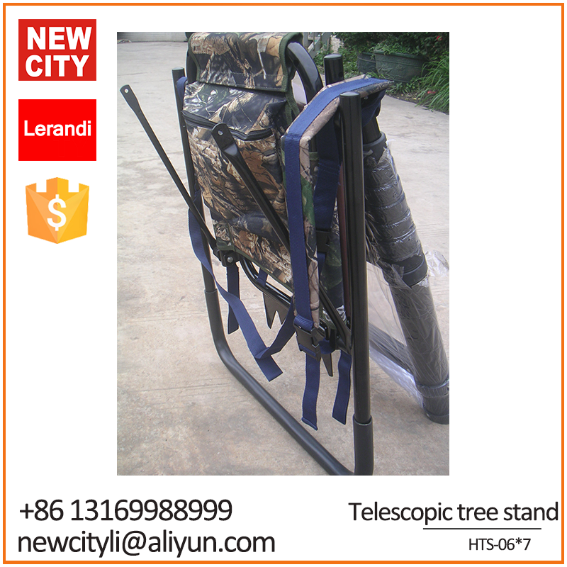 Aluminum telescopic hunting tree stand chair ladder Camouflage tree stand hunting ladder Folding Hunting Ladder Stand