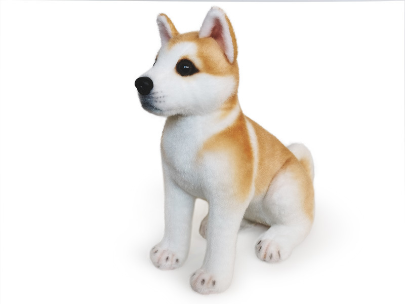 Lifelike Realistic Simulation Laying Sitting Pose Stuffed Akita Dog Japan Shiba Inu Plush Toy Animal Corgi Soft Toy kids Gift