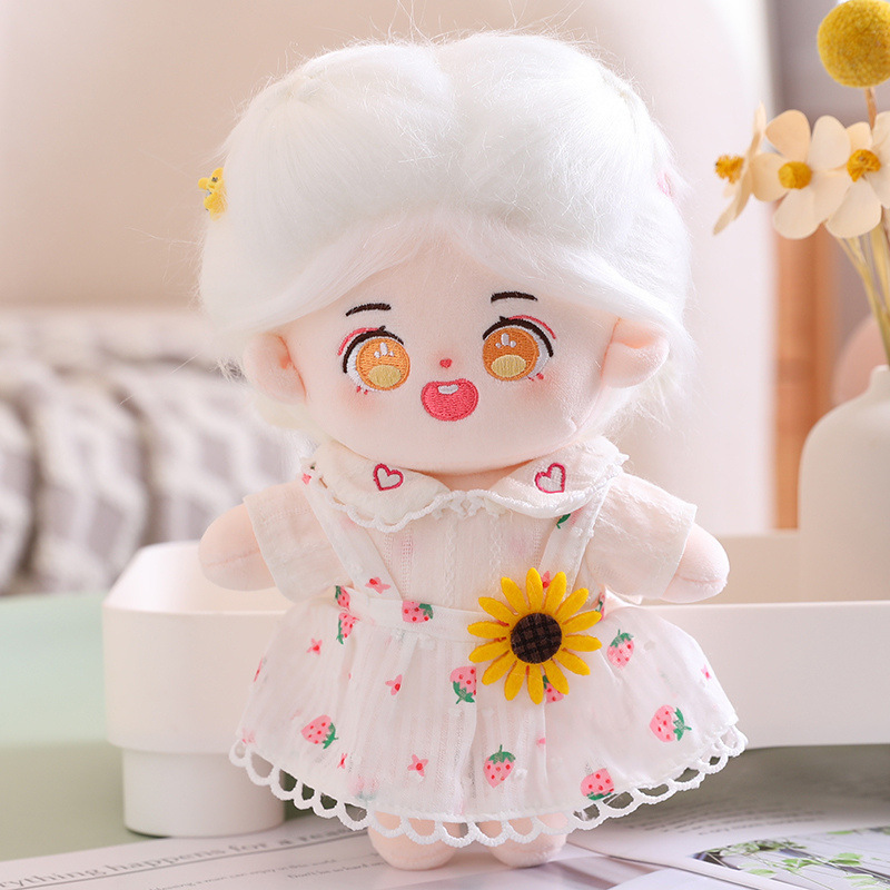 Spot Doll Clothes 20cm10cm Cotton Doll Clothes Vest Sleeveless T-shirt 15cm Doll Bottoming Shirt