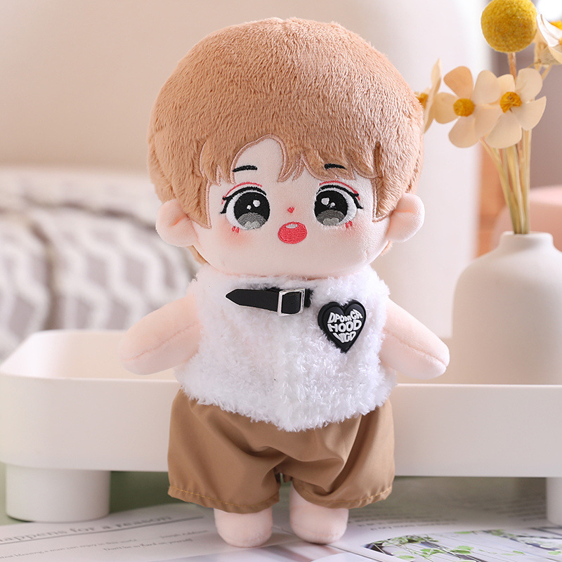 Spot Doll Clothes 20cm10cm Cotton Doll Clothes Vest Sleeveless T-shirt 15cm Doll Bottoming Shirt