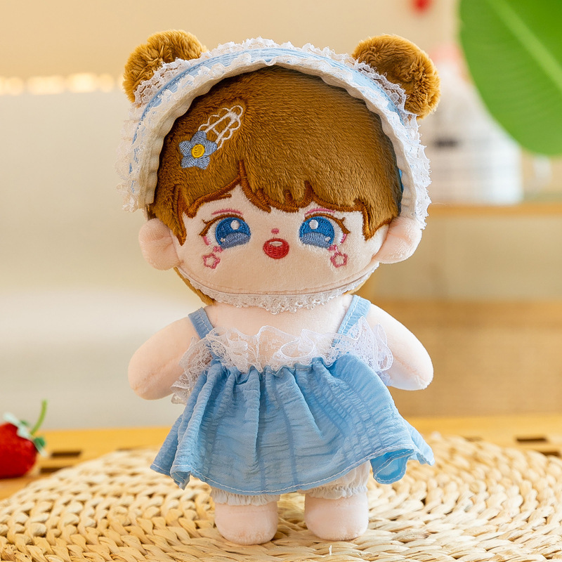 China custom Plush Doll stuffed toy 20cm kpop star doll plush toy design your own doll 3D face