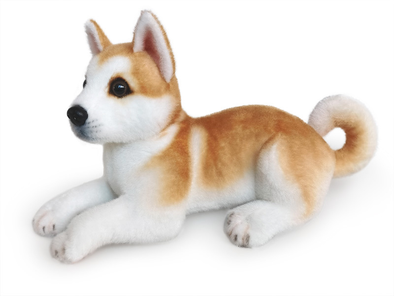 Lifelike Realistic Simulation Laying Sitting Pose Stuffed Akita Dog Japan Shiba Inu Plush Toy Animal Corgi Soft Toy kids Gift