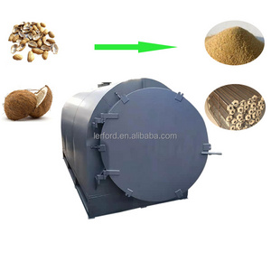 Wood Charcoal Briquette Coconut Shell Bamboo Carbonization Furnace For Sale Biochar Machine Wood Vinegar