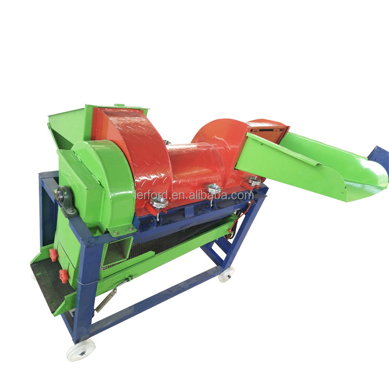 Automatic Hot Sell Small Multifunctional Grains Thresher Machinery Corn Thresher and Peeling Machine Diesel Engine