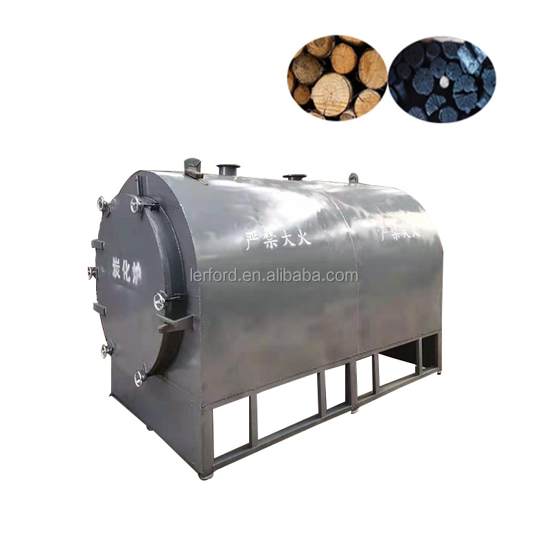 Wood Charcoal Briquette Coconut Shell Bamboo Carbonization Furnace For Sale Biochar Machine Wood Vinegar