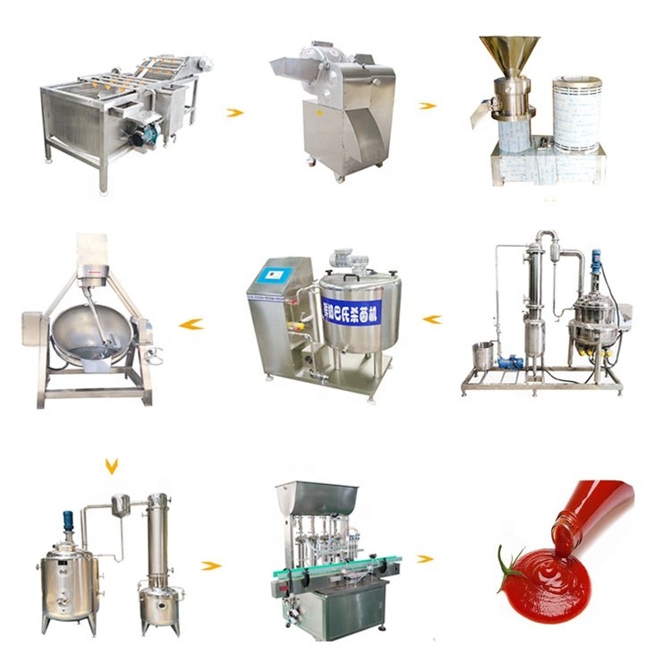 High capacity hot sale tomato paste cooking machine mobile tomato paste makers