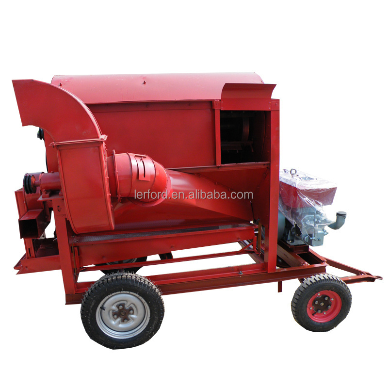 Sunflower Seed Thresher Machine Mini Combine Corn Harvester And Thresher Millet Thresher