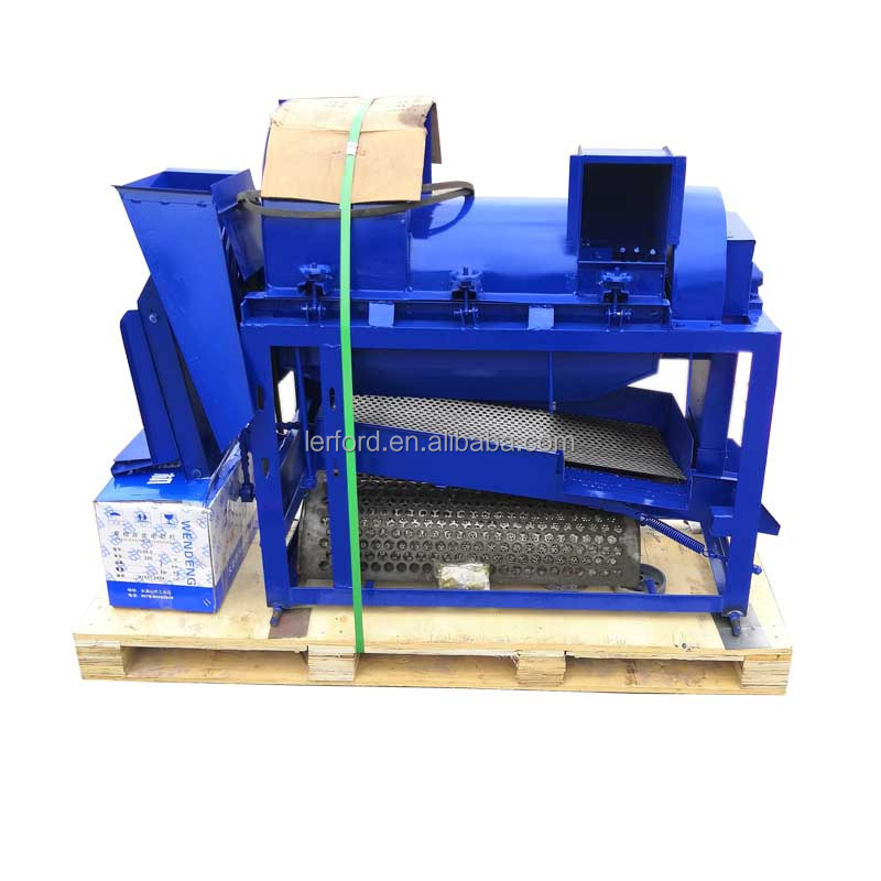 Automatic Hot Sell Small Multifunctional Grains Thresher Machinery Corn Thresher and Peeling Machine Diesel Engine