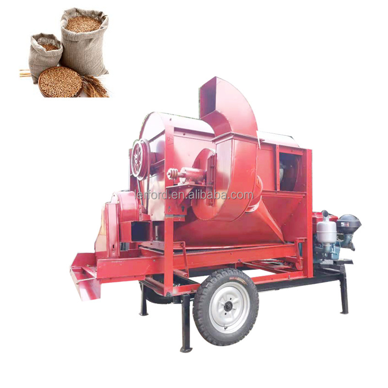 Sunflower Seed Thresher Machine Mini Combine Corn Harvester And Thresher Millet Thresher