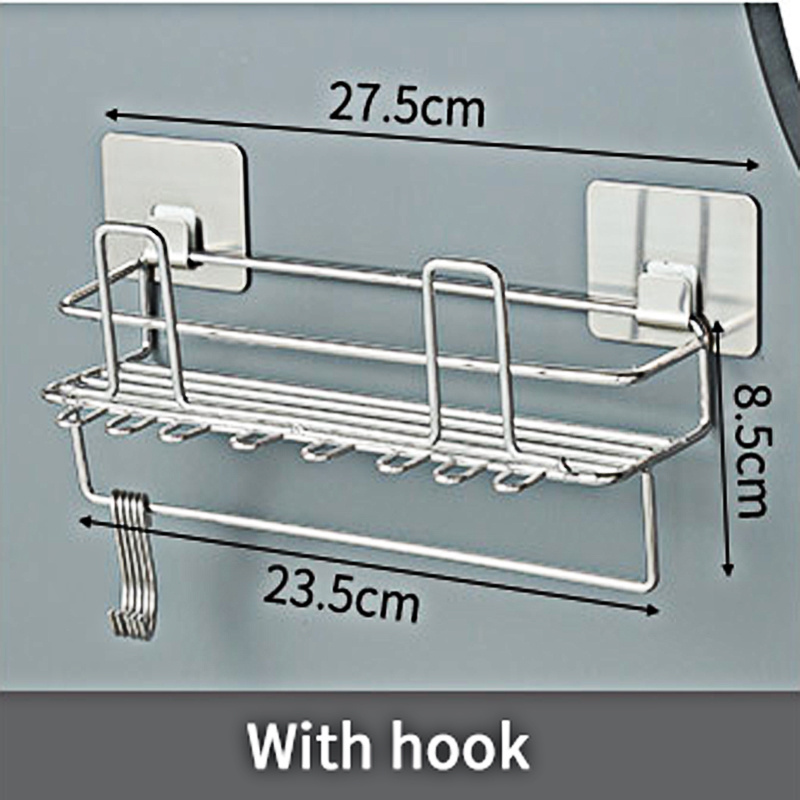 creative Stainless steel toothbrush and toothpaste  rack Storage rack Organizing rack for Bathroom