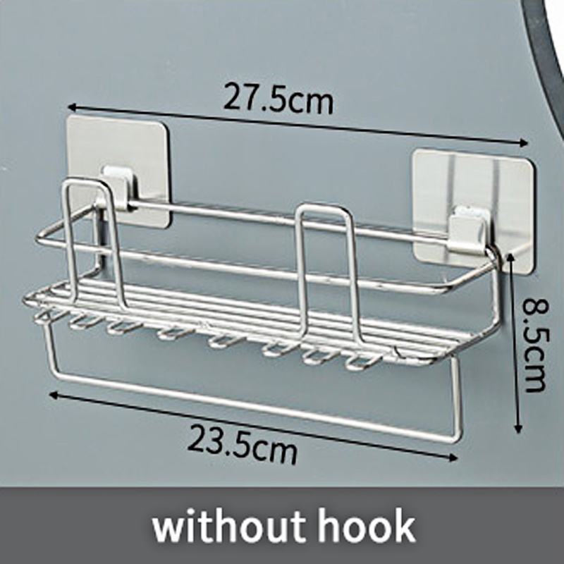 creative Stainless steel toothbrush and toothpaste  rack Storage rack Organizing rack for Bathroom