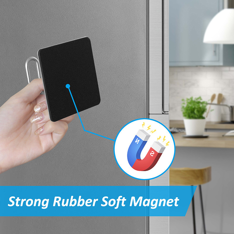 Magnetic Paper Towel Holder For Refrigerator Metal Wall Mount Magnetic Hooks,Kitchen Accessories Storage Organizer Magnetic