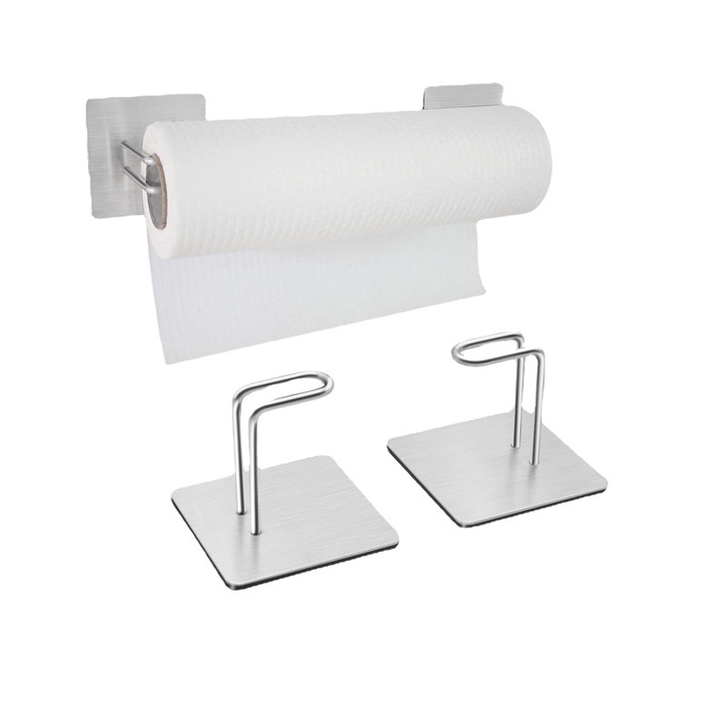 Stainless Steel Toilet Tissue Paper Roll Towel Plate Holder Steel Kitchen Towel Paper Holders 304 Bathroom Accessories