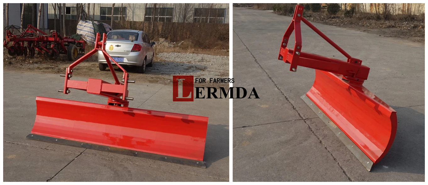 Quality assurance high efficiency farm land leveler land scraper box scraper for tractor 3 point mounted grader blade