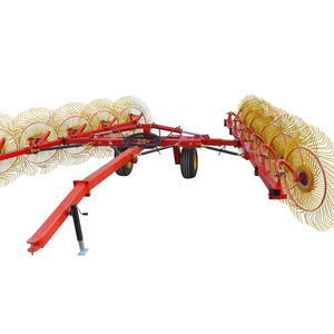 High working efficiency tractor driven hydraulic rotary 10 wheels hay rake for sale