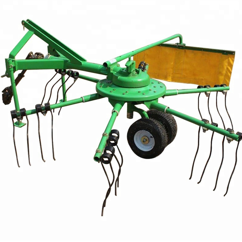 Farm machine mini hay rake easy rake double side hay rake with good price