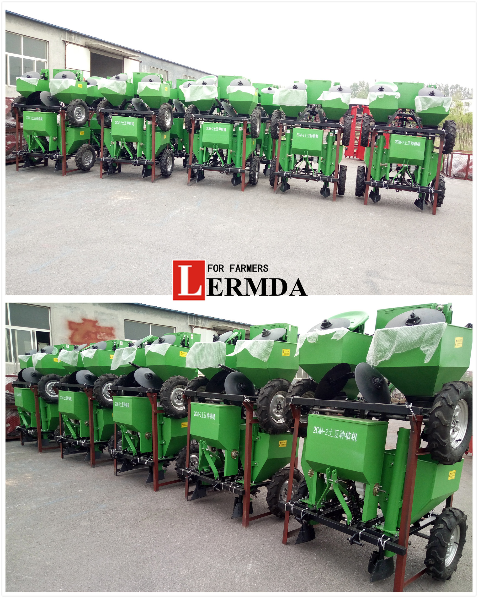 Agriculture mini sowing manual seeds seeder one row planting Potato seeding machine / Potato planter machine / potato planter