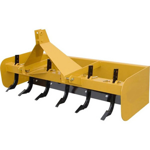 High Efficiency Heavy duty 3 Point Tractor Implements Garden Box blade rear box blade Mounted Scraper Machine for Sale