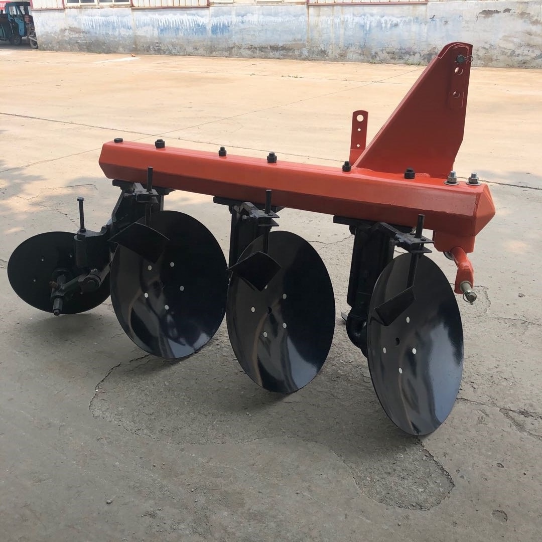 Effective  agricultural tractor 3-point  disc harrow for sale 12 14 cultivator best price hand tractor 4ft disc plough