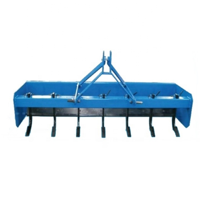 High Efficiency Heavy duty 3 Point Tractor Implements Garden Box blade rear box blade Mounted Scraper Machine for Sale