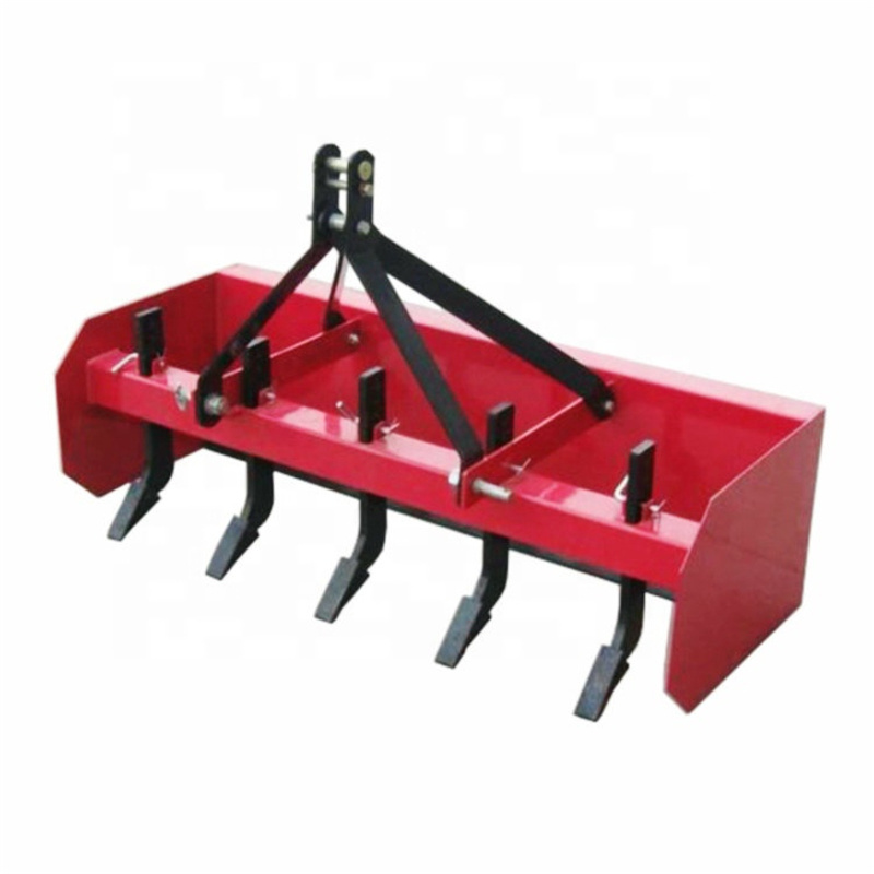 High Efficiency Heavy duty 3 Point Tractor Implements Garden Box blade rear box blade Mounted Scraper Machine for Sale