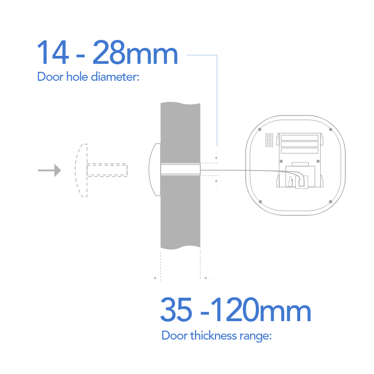 wide angle peephole night vision Doorbell Home Apartment Security Invisible Camera Smart Door Digital Viewer