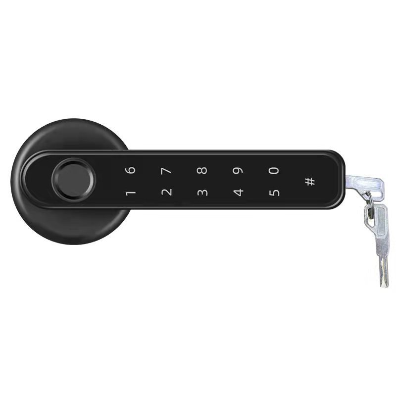 Handle Door Lock Finger Print Biometric Intelligent Digital Keyless Entry Fingerprint Tuya Smart Door Lock