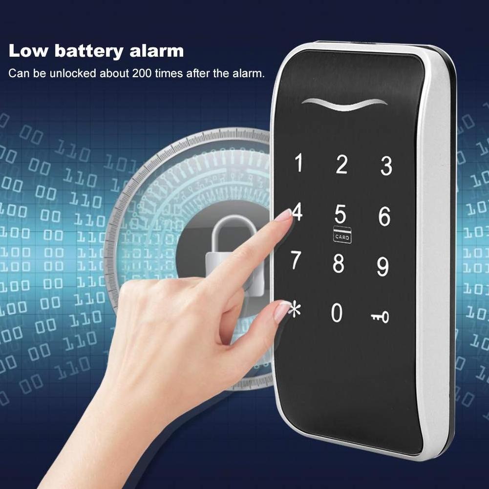 Touch Keypad Electric Cabinet Lock Gym School Locker Keypad Smart TTLock Bluetooth Furniture Drawer Cabinet Locks