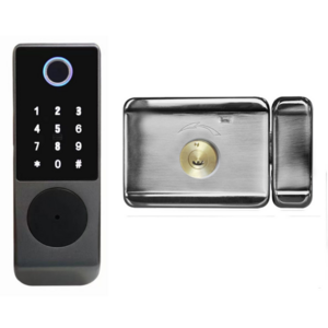 High Security Anti Theft Smart Door Lock Tuya Wifi Biometric Intelligent smart lock.