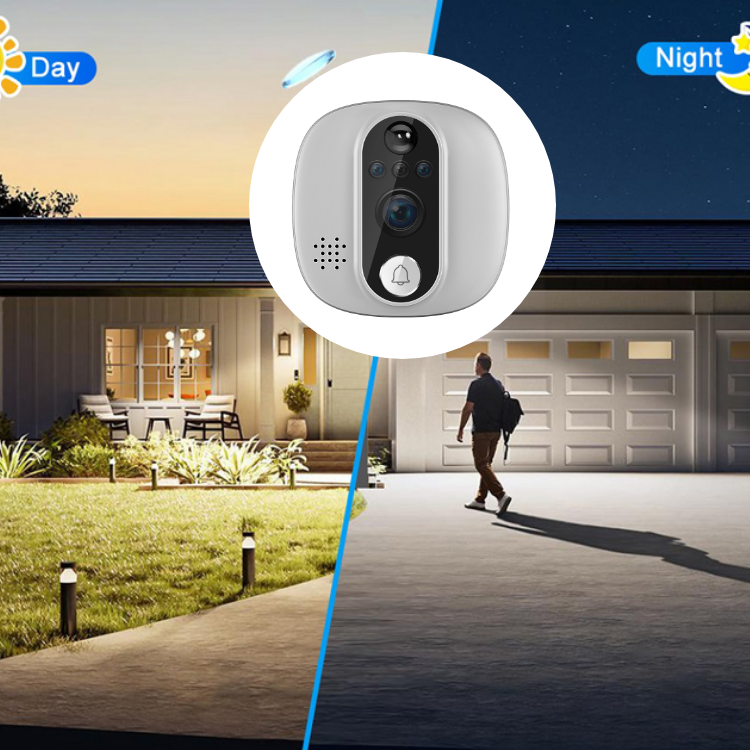 Two-way intercom digital door viewer wide angle lens 2mp Security Camera Video Door Viewers