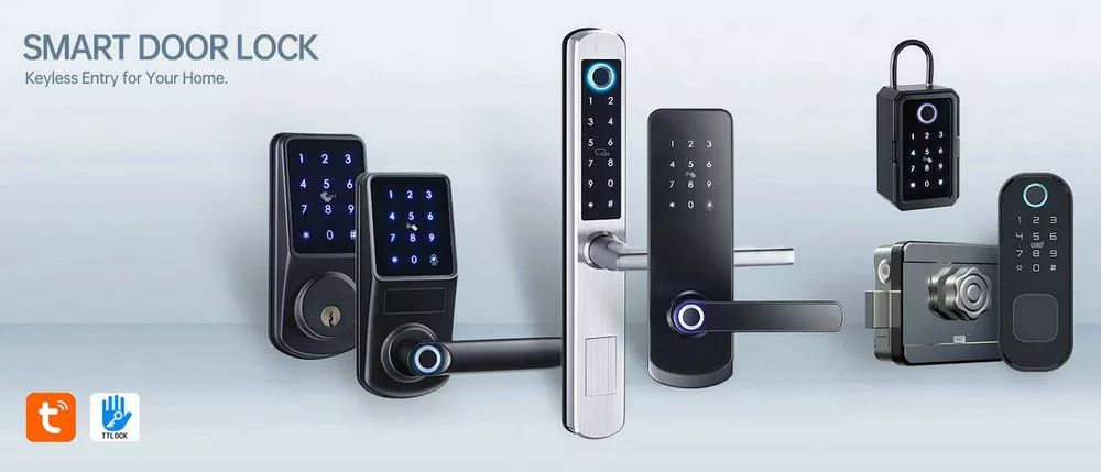 Smartlock TTlock Tuya serrure intelligente fechadura digital mortise WiFi keyless entry smart door lock