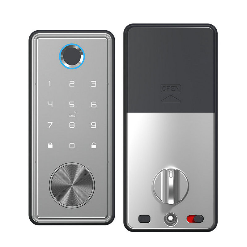 WiFi Blue-tooth Home Hotel Security Fingerprint Card Deadbolt Keypad Lock Smart Digital Door Lock