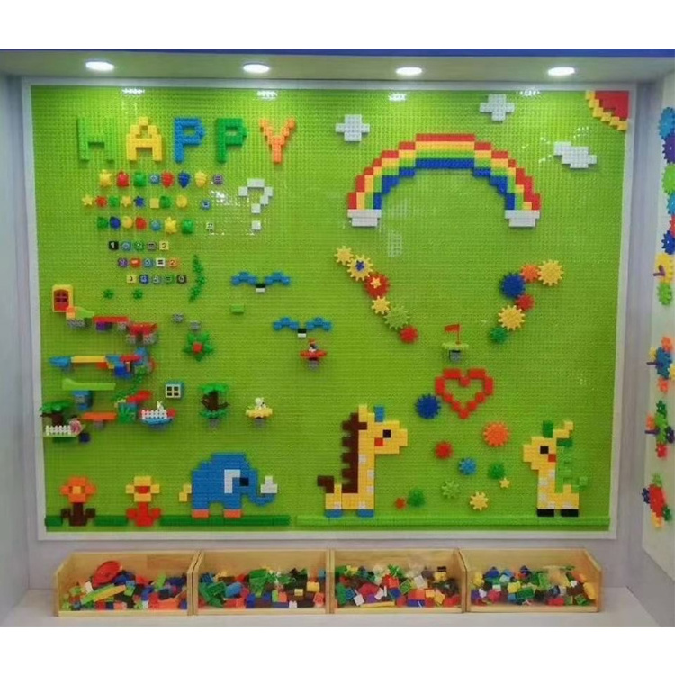 New Design Colorful Foam Intelligence Children Large Building Blocks Educational Indoor Kid Eva Wall Building Blocks for Sales