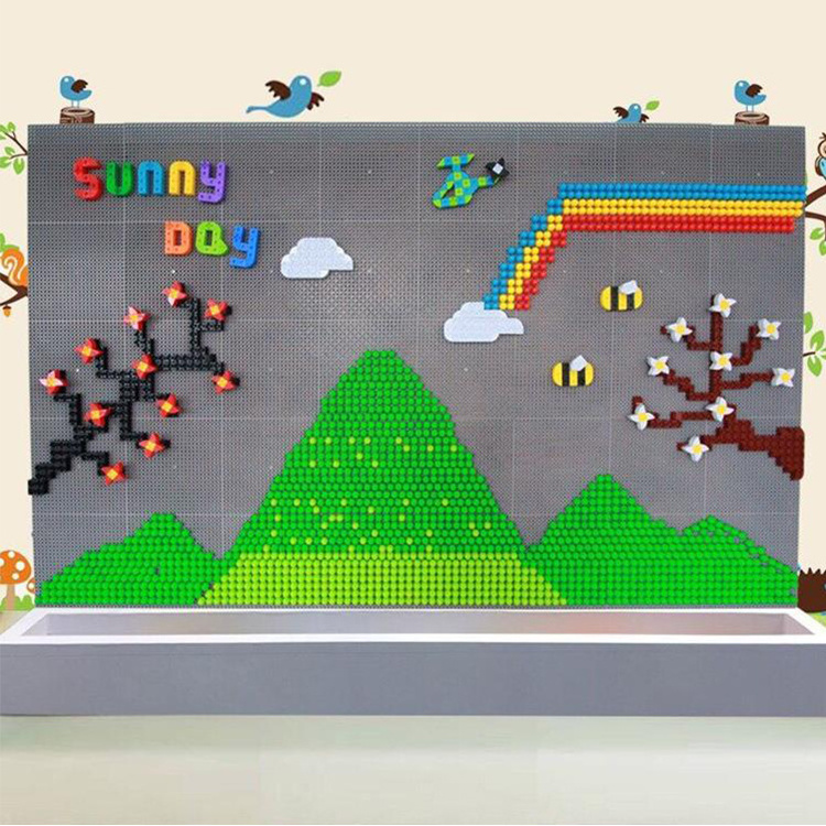 New Design Colorful Foam Intelligence Children Large Building Blocks Educational Indoor Kid Eva Wall Building Blocks for Sales