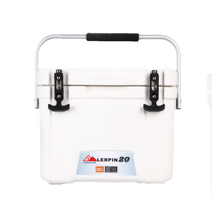 20L Portable Roto-molded Mini Ice Cooler Box with Aluminum Handle