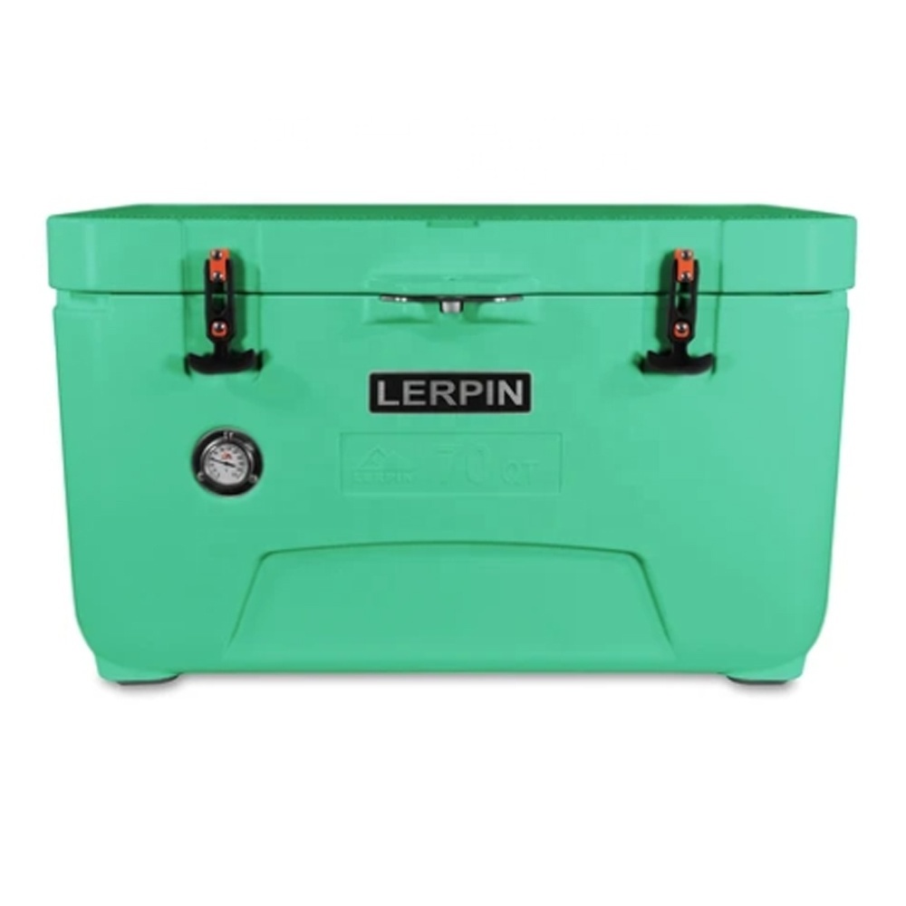 Food grade PE plastic Igloo cooler Hard plastic ice chest cooler insulated fishing cooler box