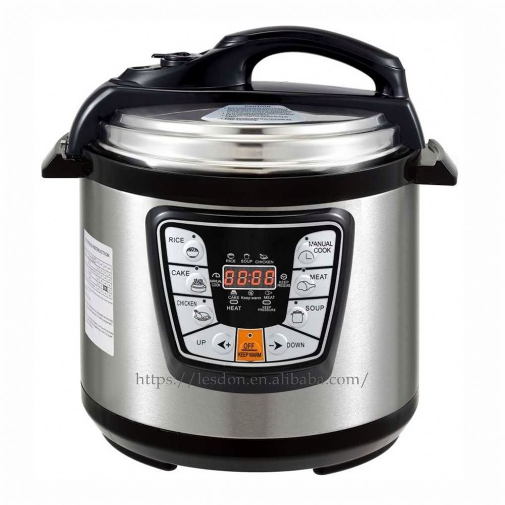 6L 6 Quart Multi Function Pot Stainless Steel 8 in 1 Pressure Cooker