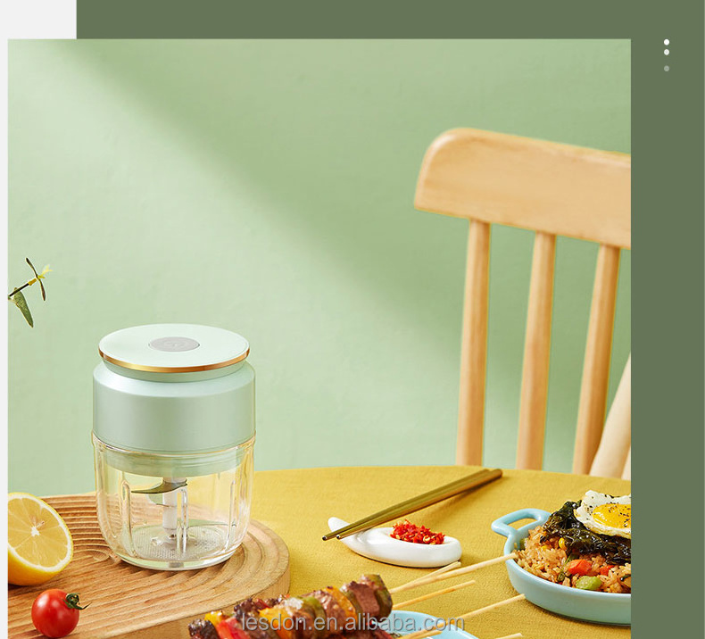 2023 New Arrival Kitchen Gadgets Wireless Mini Food Chopper Electric Garlic Chopper For Home Kitchen