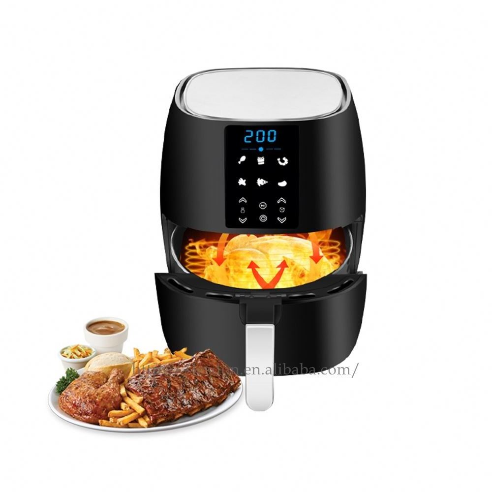 Stainless Steel Digital Appliances Commercial Crockpot Cooker Deep Grill Basket Smart Air Fryer/