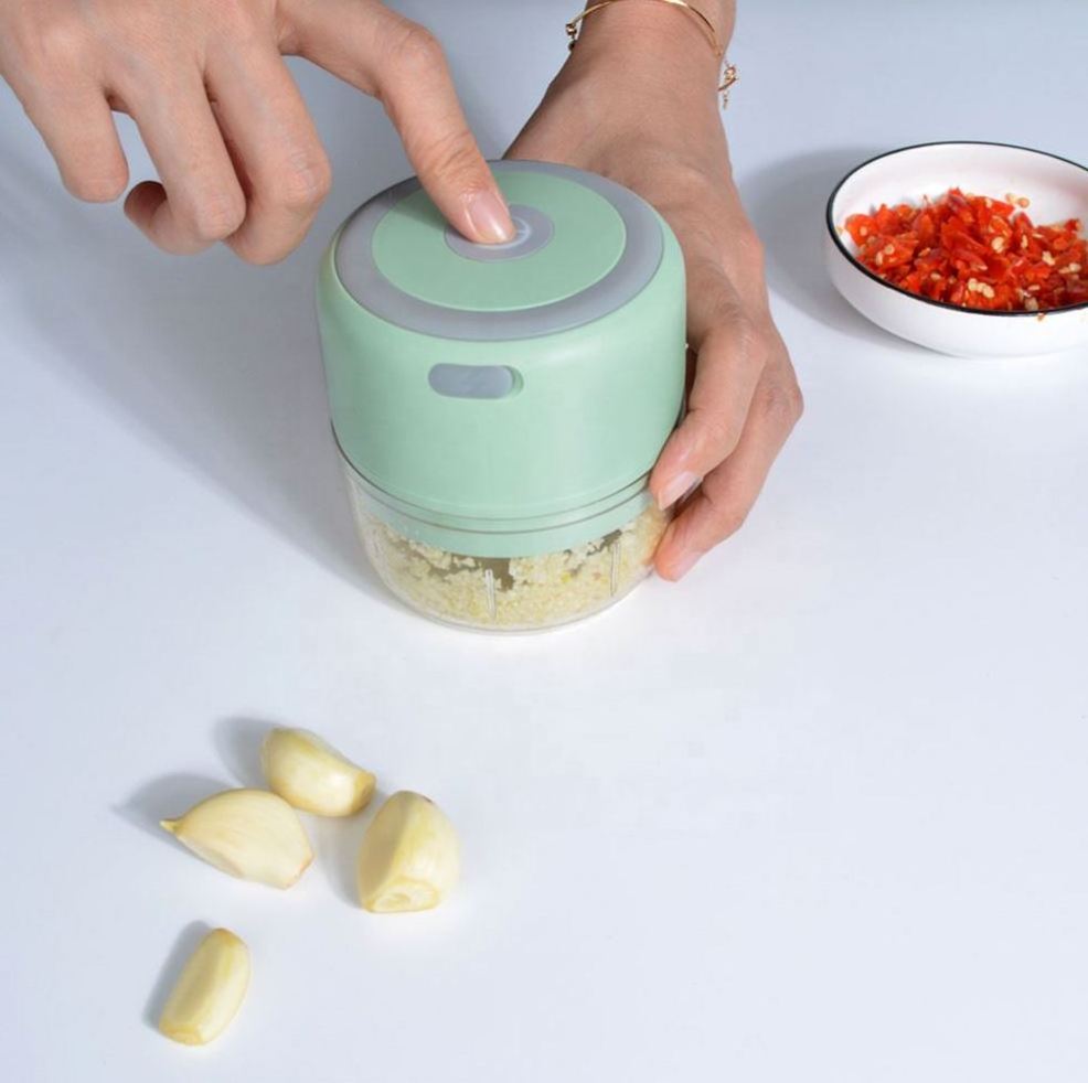 USB Rechargeable mini galric chopper pepper sauce maker small food processor food chopper