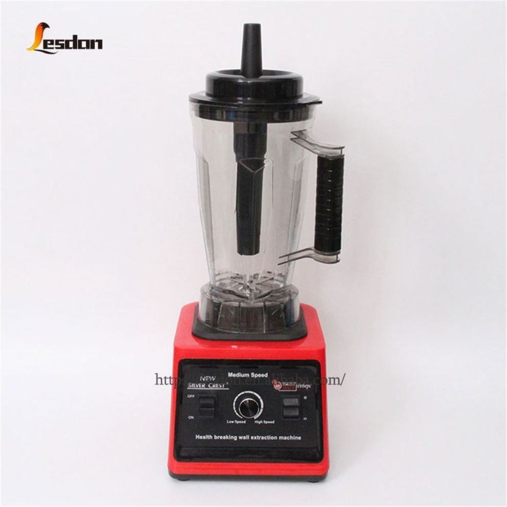 Multifunctional 2 in 1 8000w Professional Heavy Duty Commercial Mixer Smoothie Juicer Food Processor Silver Crest Blender