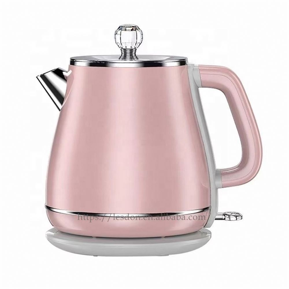 New design beautiful cordless 1.8ltr electric kettle temperature control for home use