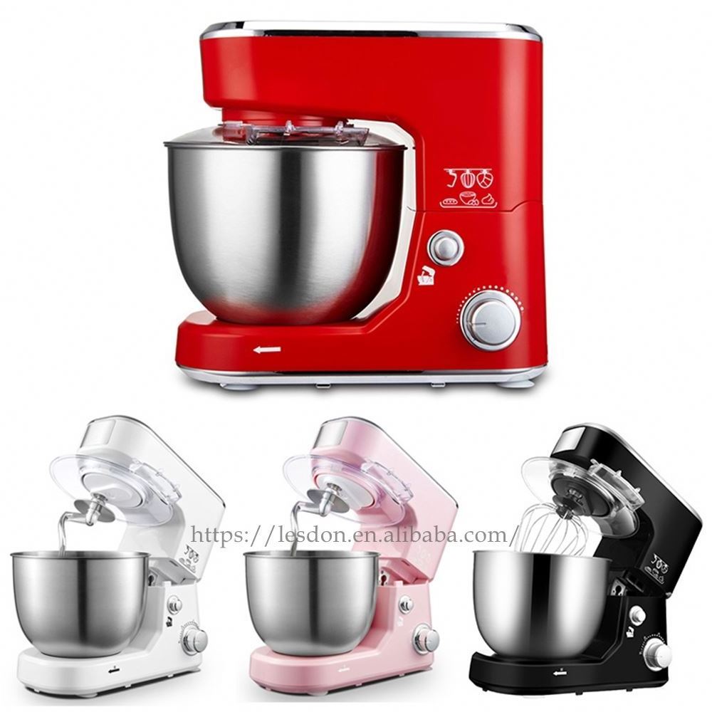 Impastatrice Pink 220V 5L 1000w Flour Batter Electric Planetary  Stand Dough Food Mixers