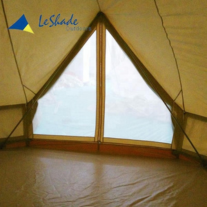 Wholesale Hangzhou mongolian yurt cotton canvas bell tent camping outdoor family party tents for sale