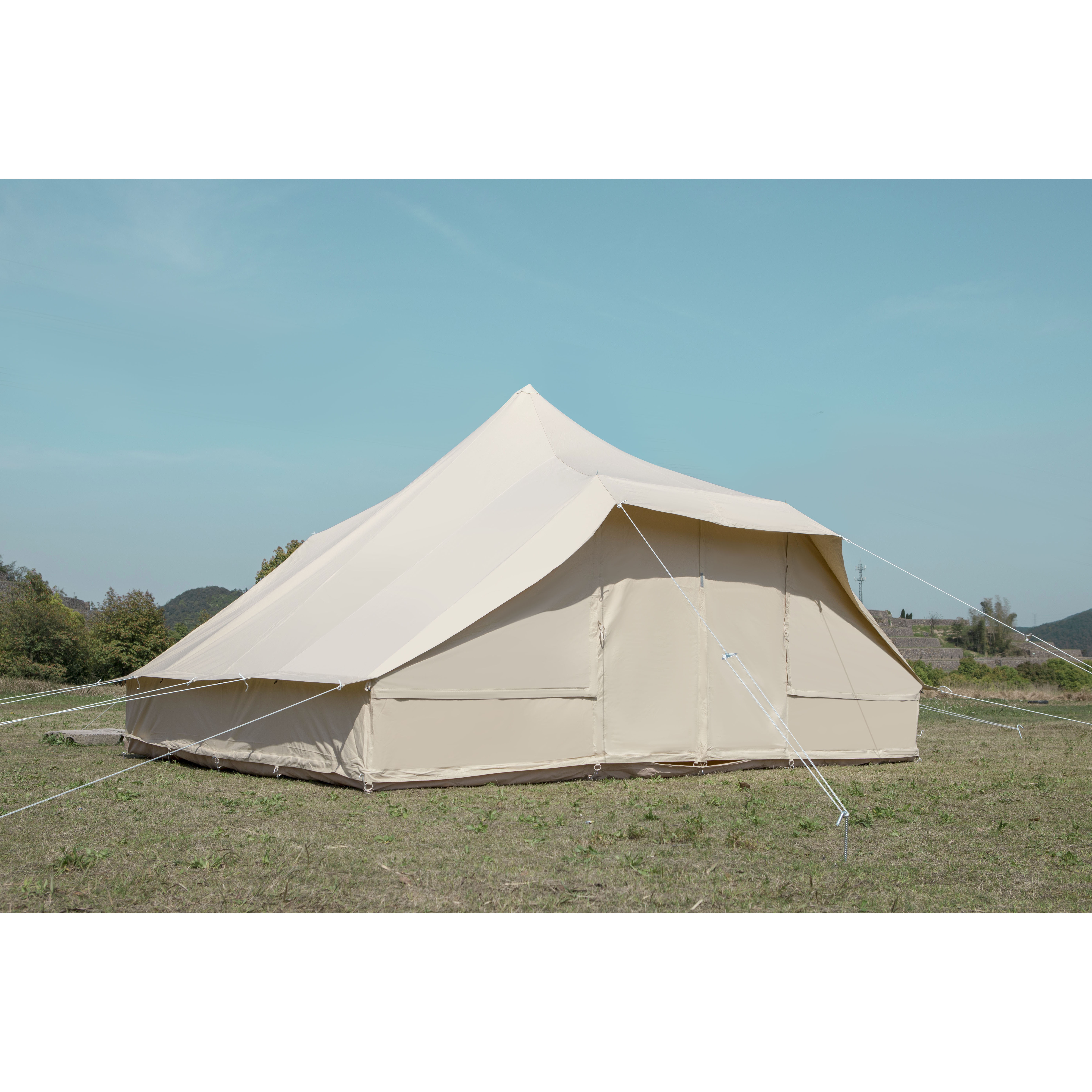 5x4mTouareg bell tent outdoor camping Utgard tent luxury 100% cotton canvas safari tents manufacturers