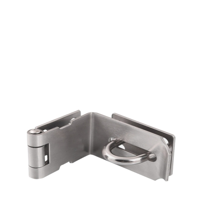 Manufacturer's direct selling thickened stainless steel latch door right angle latch wooden door buckle lock