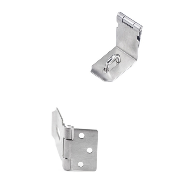 Manufacturer's direct selling thickened stainless steel latch door right angle latch wooden door buckle lock