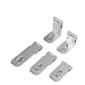 Manufacturer's direct selling thickened stainless steel latch door right angle latch wooden door buckle lock